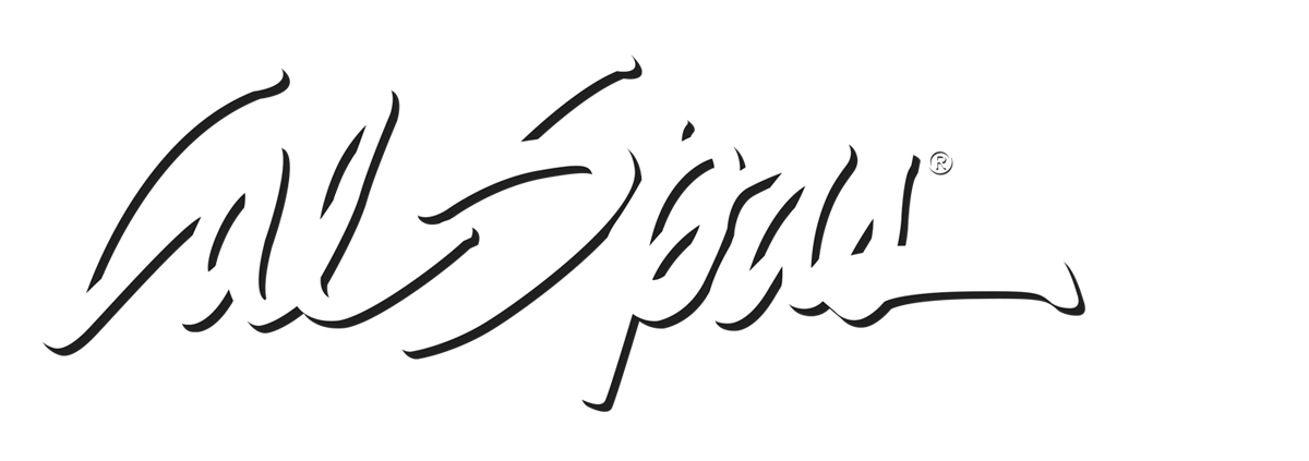 Calspas White logo hot tubs spas for sale Pharr
